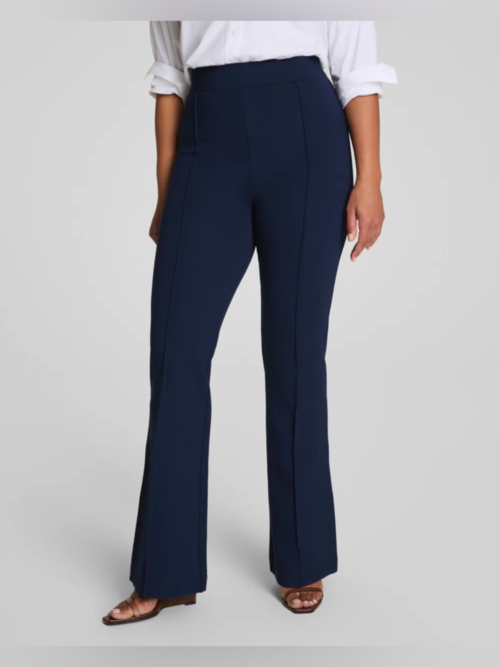 Spanx | SuperSmooth PerfectFit Ponte Flare | Navy | Women’s Size 1x | NWT - Picture 3 of 13